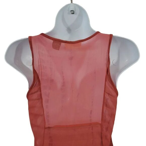 Miss Me Mulberry Silk Rhinestone and Metal Studded  Sleeveless Tank Size Small - Picture 5 of 10